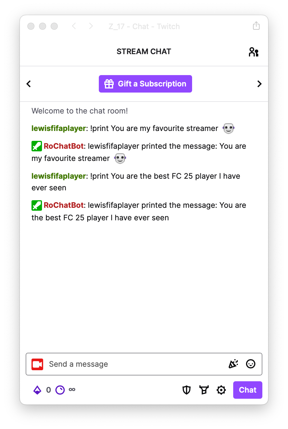 Printer Feature